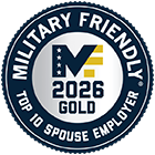 2026 Military Friendly Spouse Employer Gold